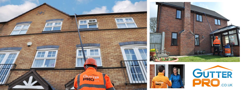 Gutter Clearing over Conservatory Gutter Clearing over Conservatory
