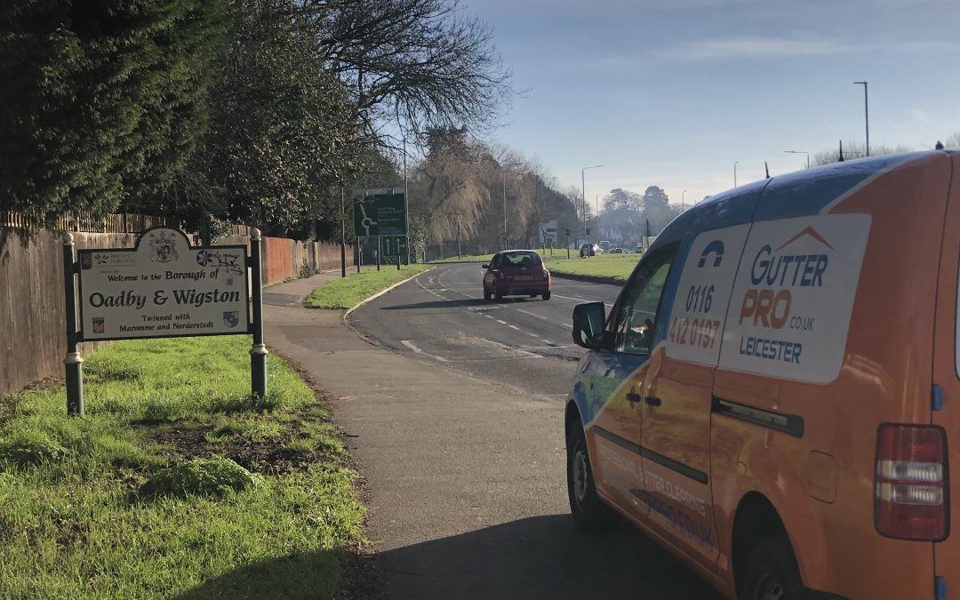 Gutter Cleaning in Oadby and Wigston