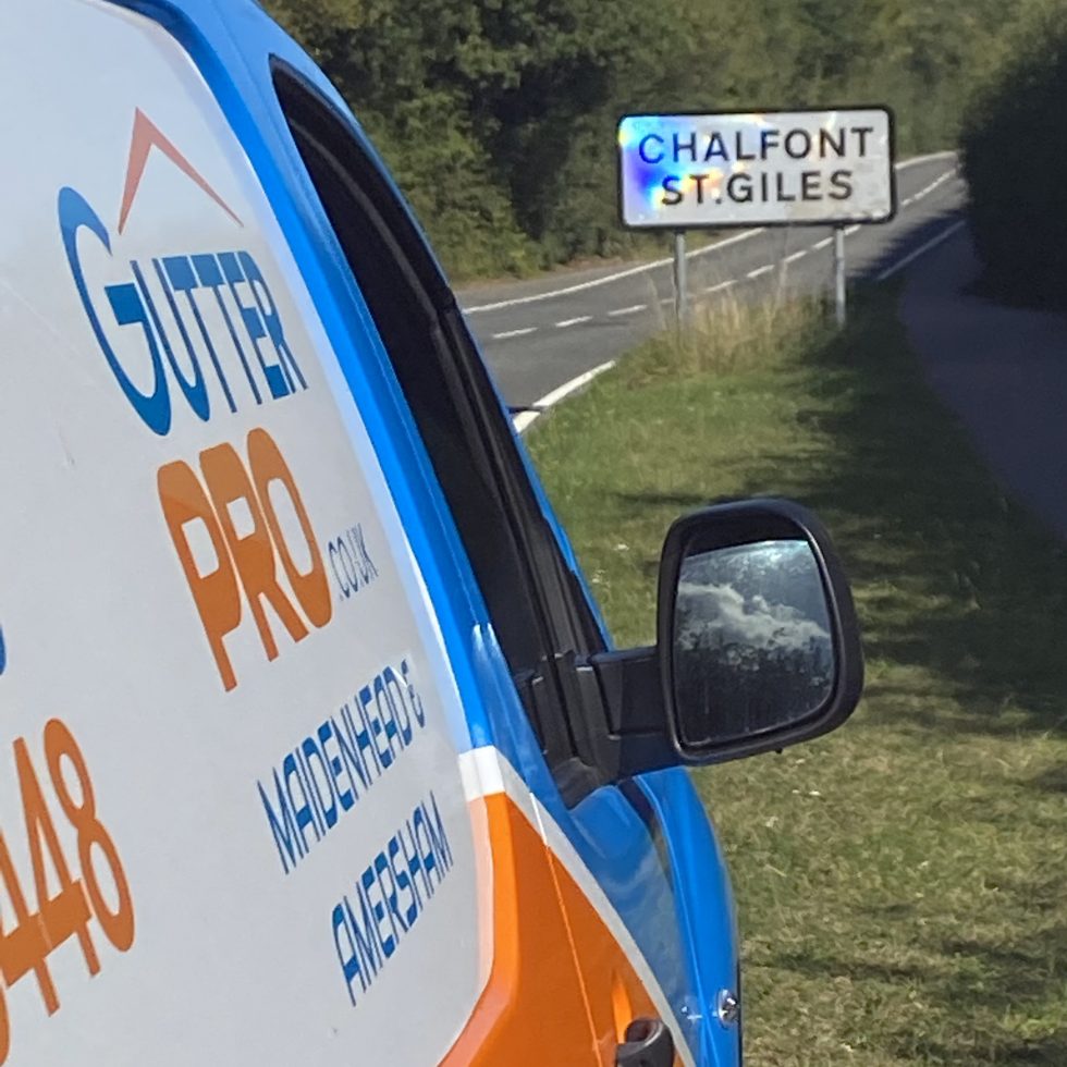 Gutter Blocked by dogs ball in Chalfont St Giles GutterPRO