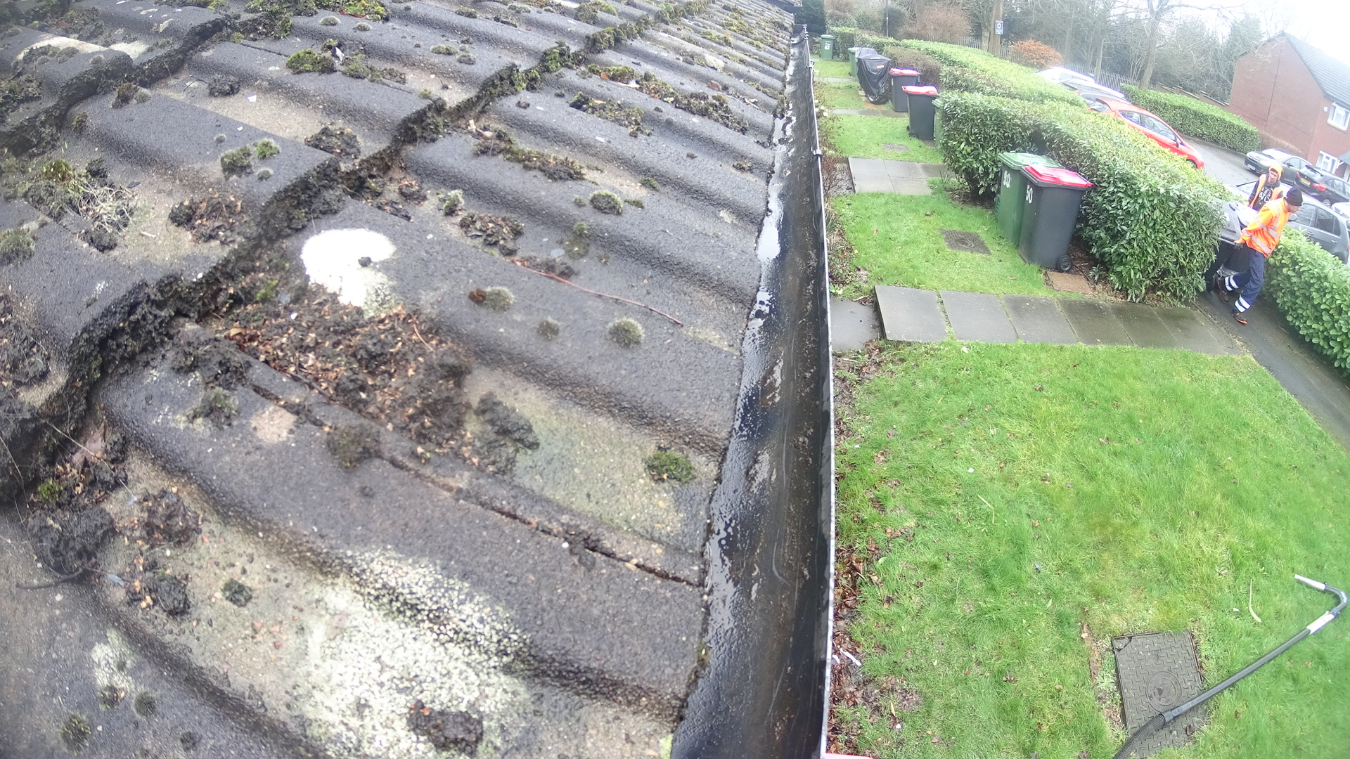 After a Guttering Cleaning